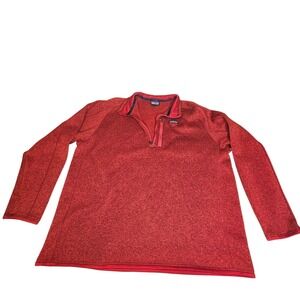 Patagonia Men's fleece sweater red 1/4 zip xxxl 3XL